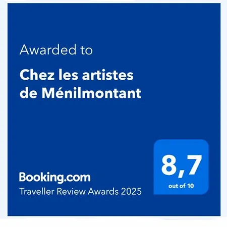 Chez Les Artistes De Ménilmontant Appartamento